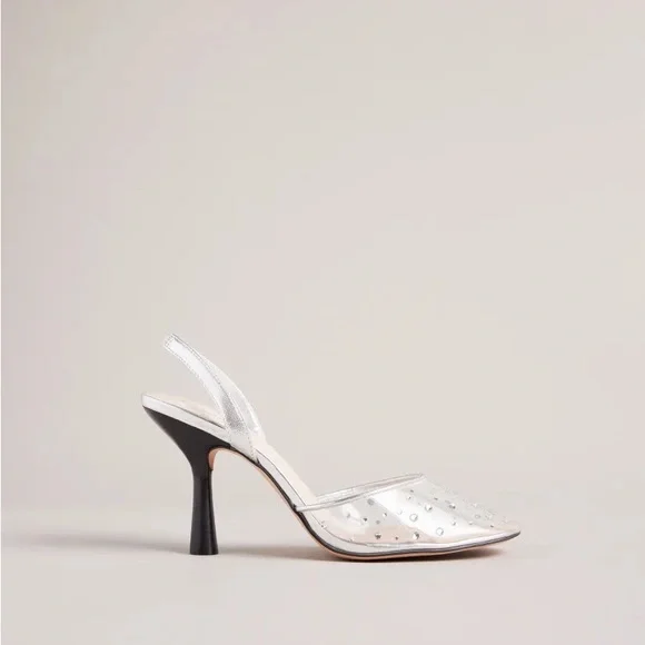 Ted Baker Shoes Ted Baker Larlar Slingback Diamante Heels Size 37 Poshmark